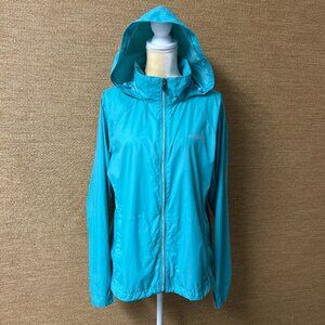 Columbia Jacket Women’s XXL Aqua Blue Rain Coat